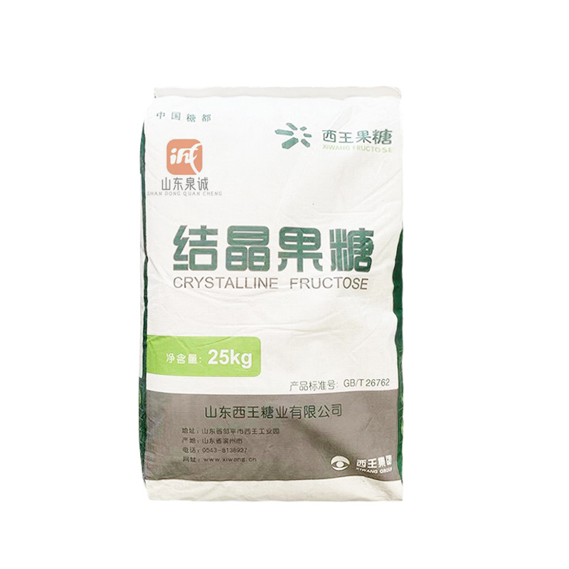Xiwang Crystallized Fructose Food Grade D-Fructose L-Saccharose High Sweetness Low Gl Sweetener Spot Crystallized Fructose