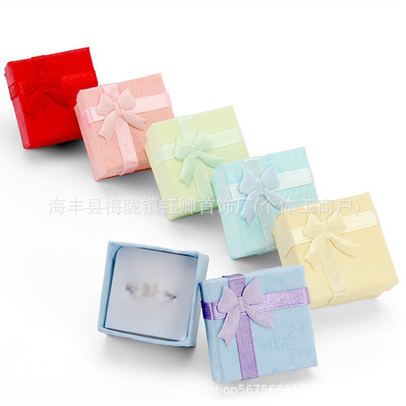 Fine jewelry packaging box kraft paper high-grade gift box ring earrings necklace jewelry box bracelet jewelry in stock