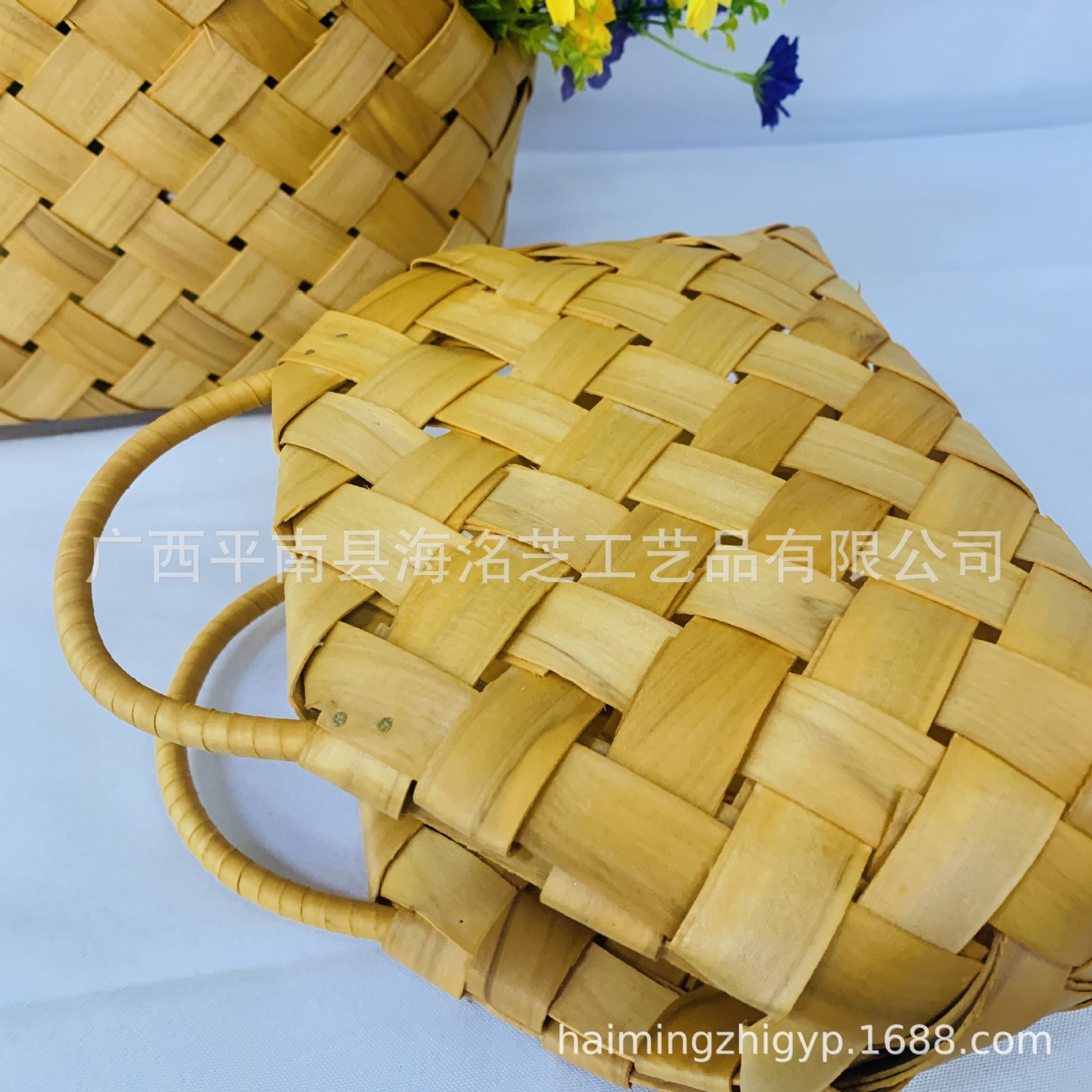 New Year Flower Basket, Gift Basket, Dragon Boat Festival, Mid-Autumn Festival Gift Box, Creative Handbag Gift Basket, Hand-Woven