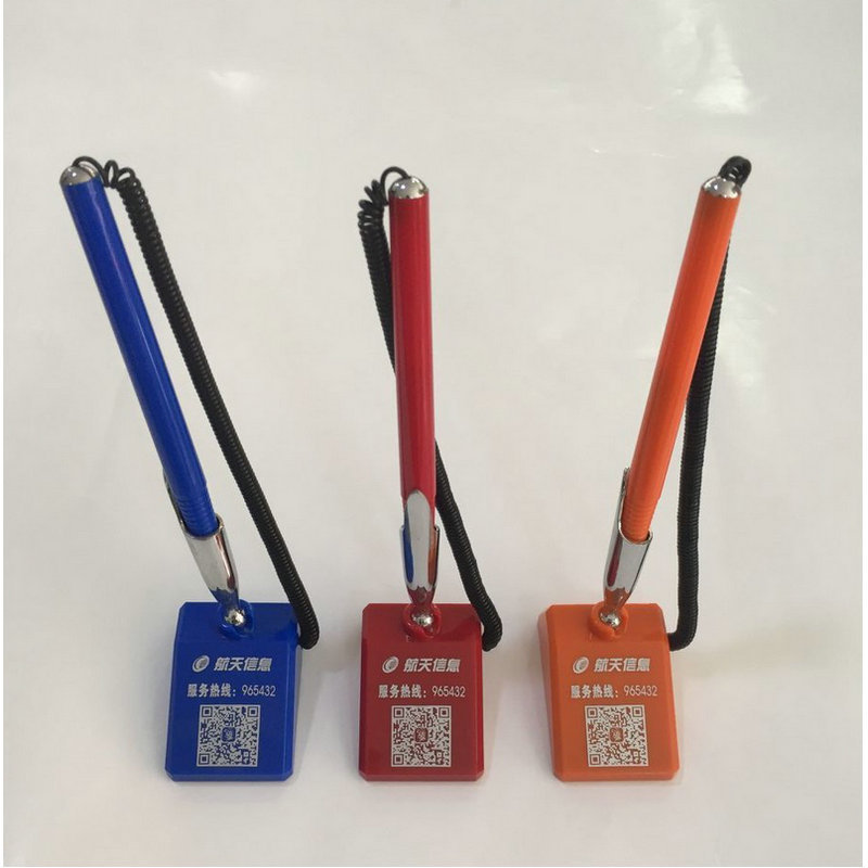 Factory Direct Sales Customized Logo Neutral Desk Pen Bank Business Desk Pen Gift Plastic Desk Pen Advertising Pen # 6476