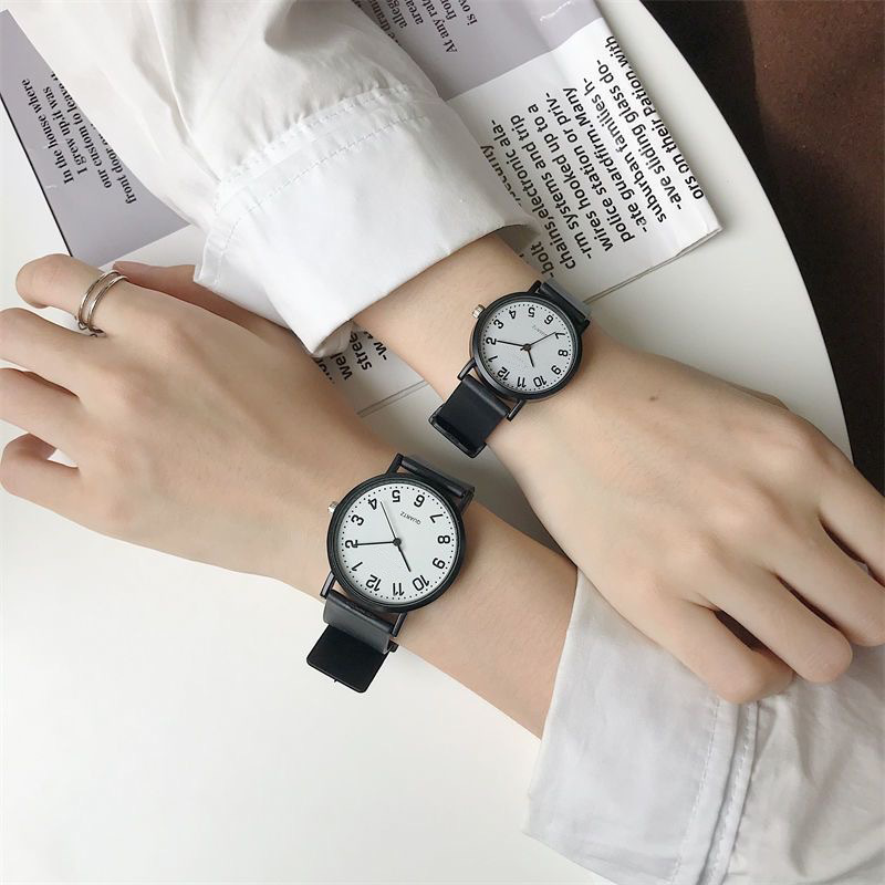 Women's Korean-style Digital Watch Simple ins Temperament Retro Women's Watch for Junior High School Students Civil Servant Examination