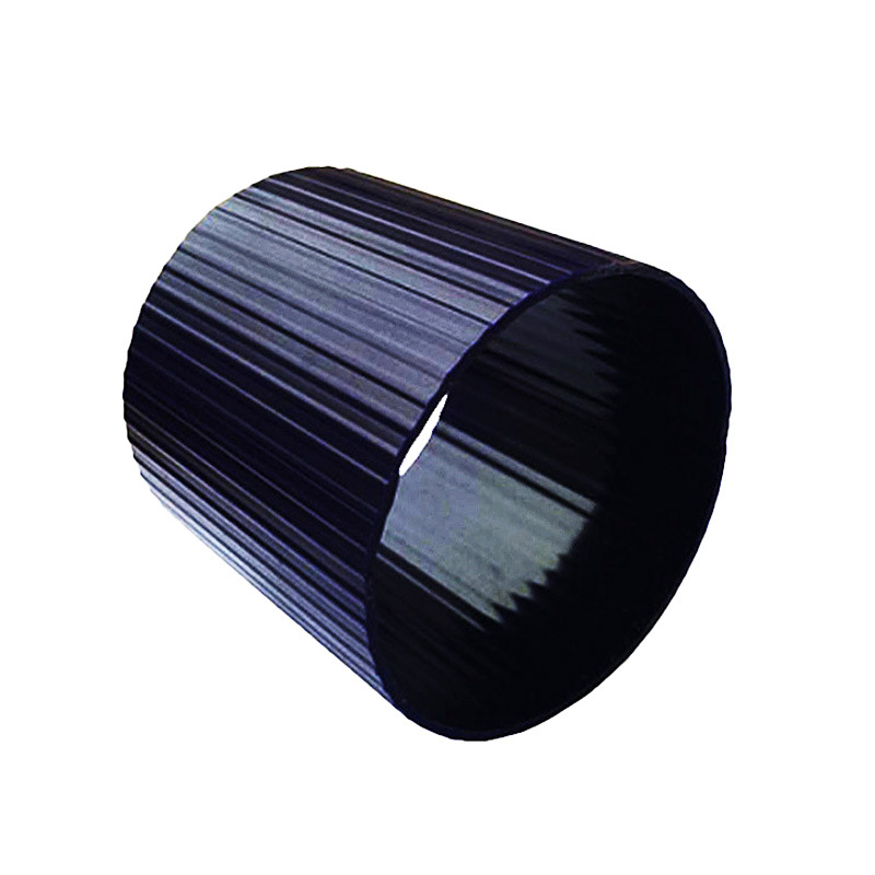 Dongguan factory ABS profile plastic extrusion molding custom speaker suit shell black abs round pipe