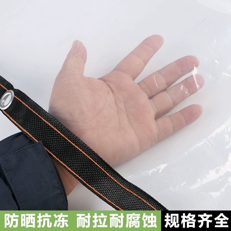 Custom edging perforated plastic film greenhouse film transparent rainproof cloth flower insulation cold-proof non-drip film plastic film