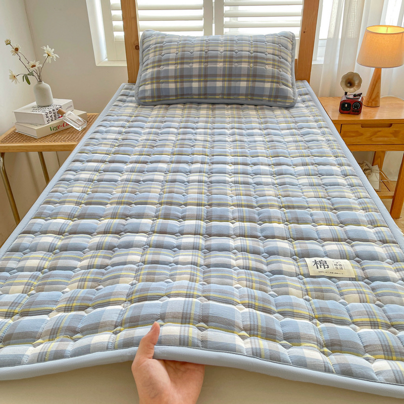 Class a Naked Sleeping Pure Cotton Cotton Soft Mattress Tatami Mattress Student Dormitory Single and Double Machine Washable Thin Mattress