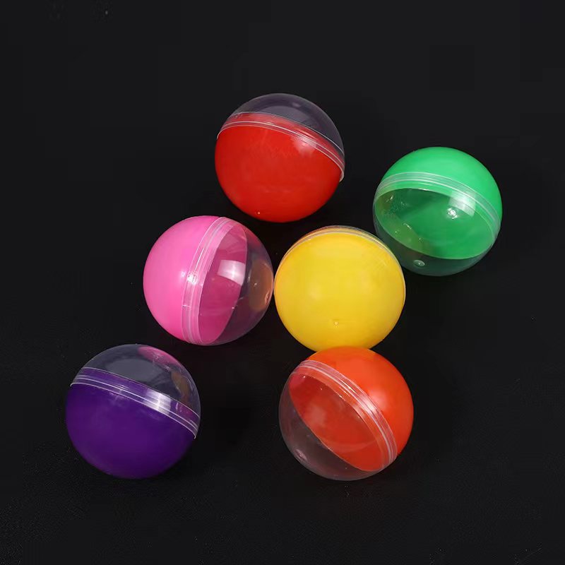 Factory Wholesale 28mm -120mm Gashapon Clear Gashapon Ball Colored Gashapon Toy Gift Ball Plastic Ball