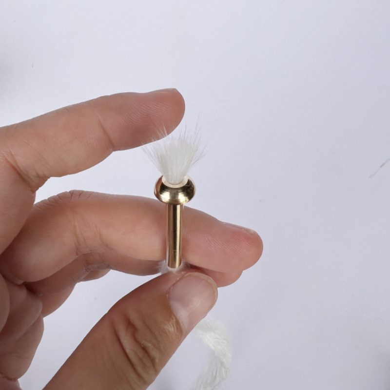 Butter Core Extended 21cm Environmentally Friendly Oil Fiber Copper Tube Wick Lamp Cord for Buddha Smokeless Liquid Butter Kerosene Lamp Zero