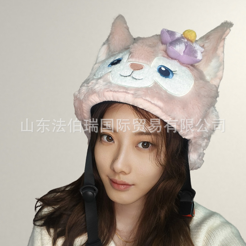 Ski Helmet Set Winter Ski Cartoon Helmet Set Personalized Cartoon Helmet Cover Ski Helmet Cover Cute Head Cover