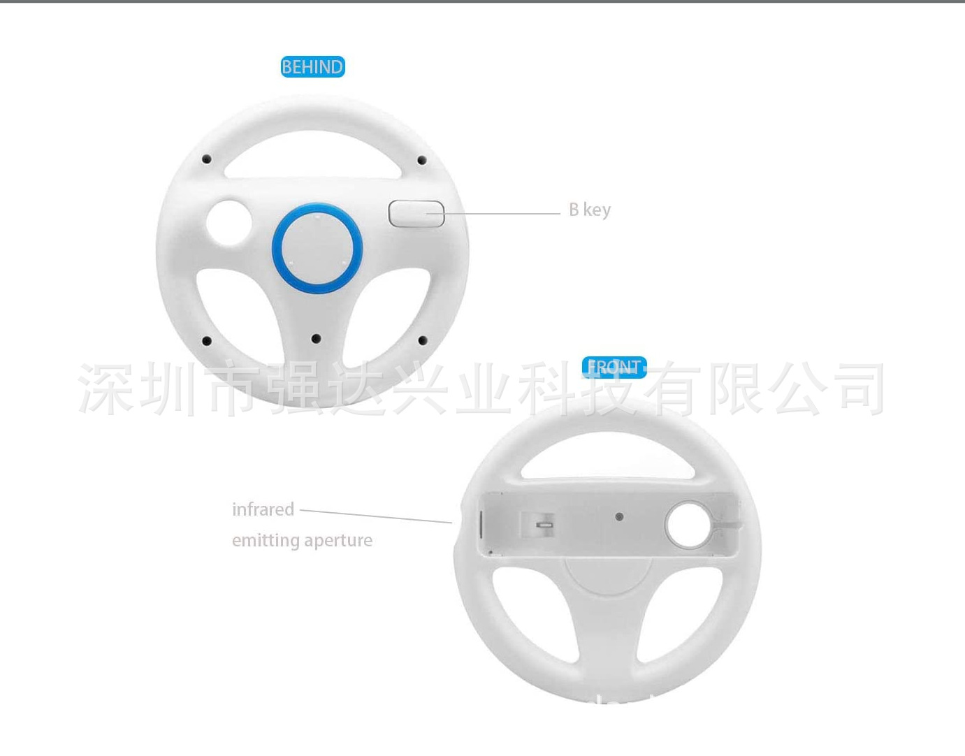 Factory spot WII WII U Mario steering wheel WII steering wheel Nintendo game steering wheel