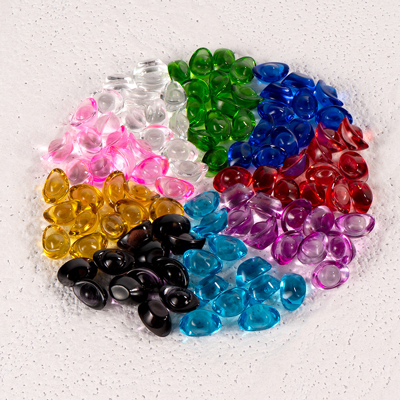 Color crystal ingot ornaments wholesale ingot home opening wedding decoration gifts living room ornaments glass jewelry