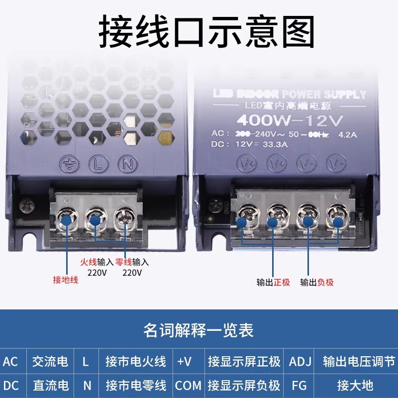 led strip light linear light Cabinet light without main light with lamps universal power transformer 12 V24V regular electricity