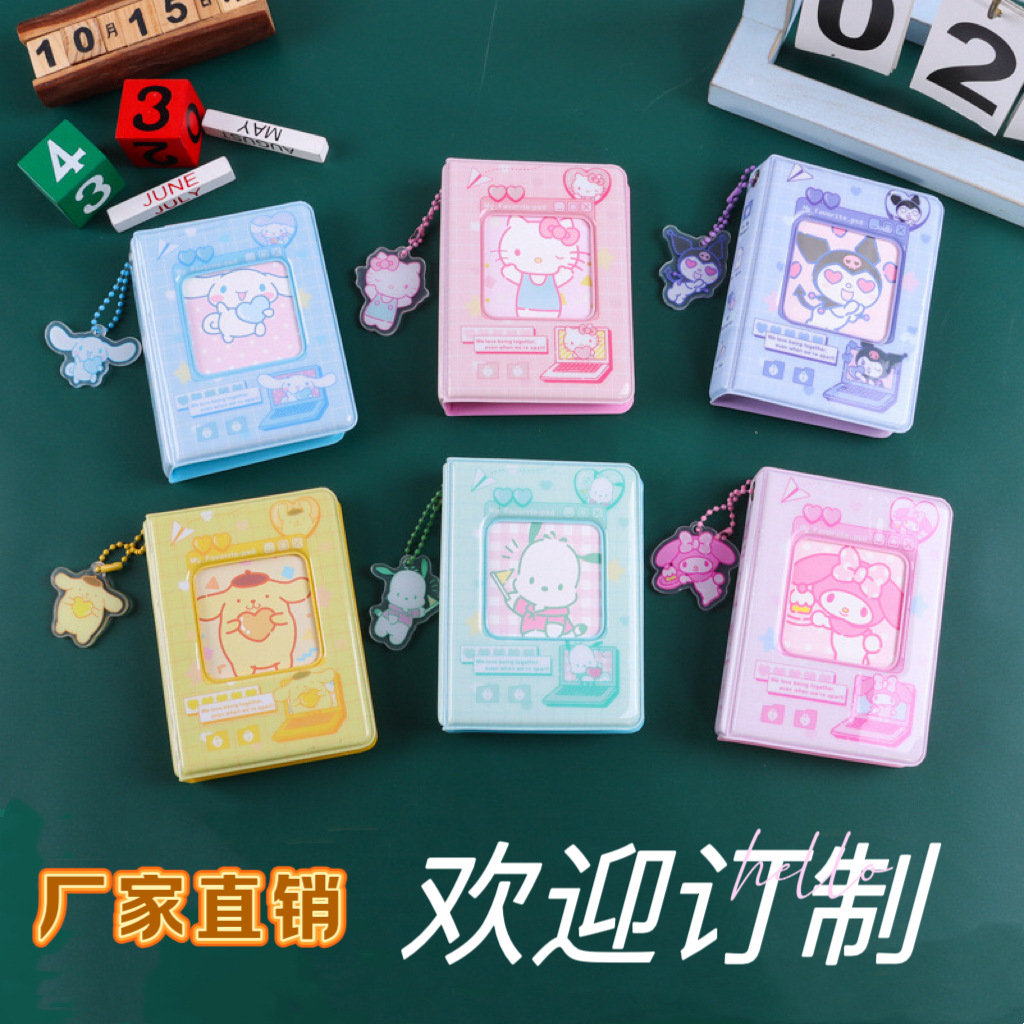 Альбом для карт Star Chasing Sanrio Hello Kitty 3 дюйма с квадратными ячейками для хранения полароидов, большой объем в наличии