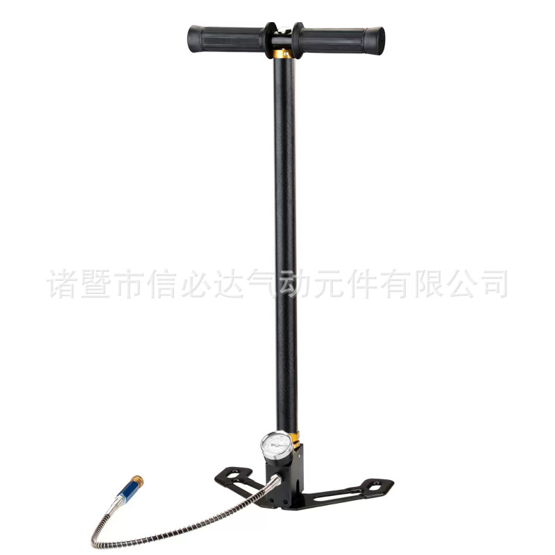 Source factory three-stage high pressure pump 30mpa 40mpa manual air pump 4500psi stainless steel