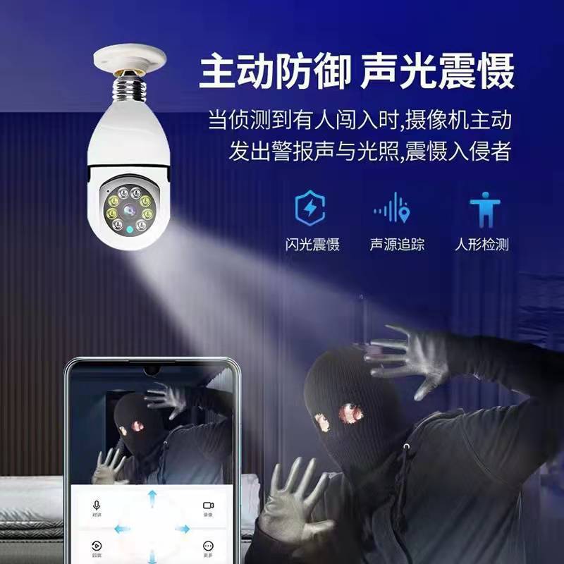 Home Remote Wireless 360-degree Shaking Head Machine Motion High-definition Indoor Surveillance Camera wifi Surveillance Camera