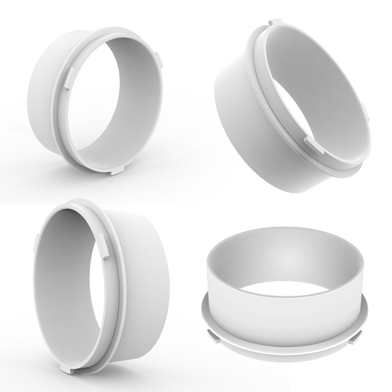 Cross-border hot sale dryer accessories wall ventilation siding aluminum foil exhaust pipe household washing machine exhaust components