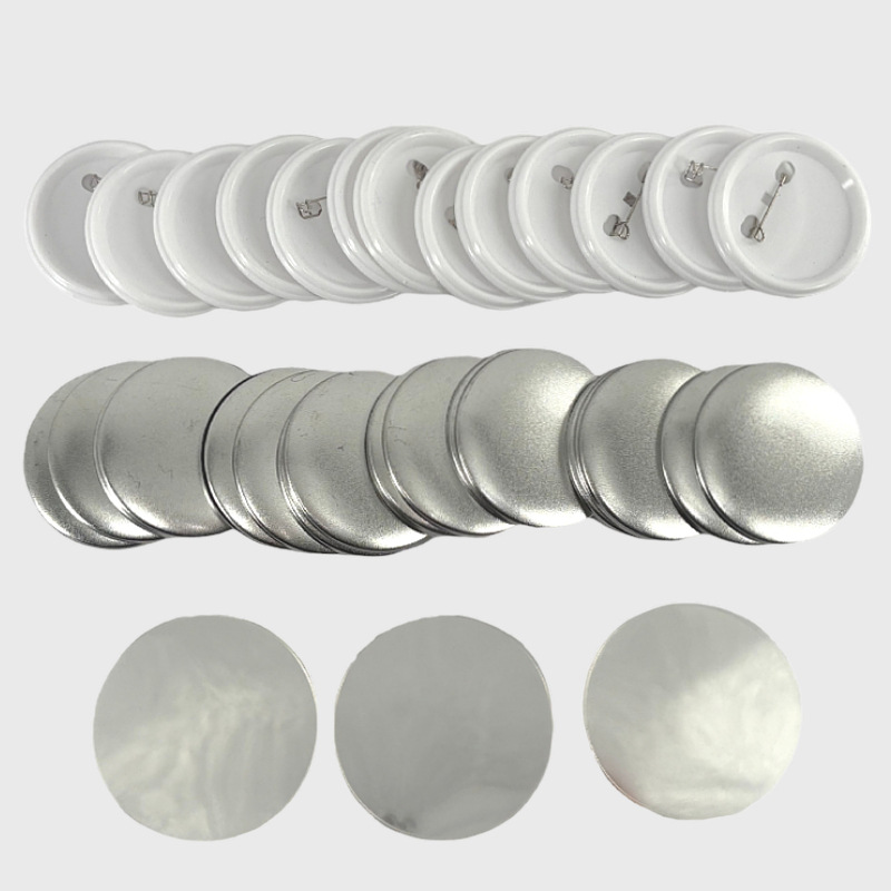 Factory Direct Supply of Materials for Making Badges, Plastic Base, Dutch Pin, Tinplate, Badge Machine, Metal Badge Manufacturing Supplies