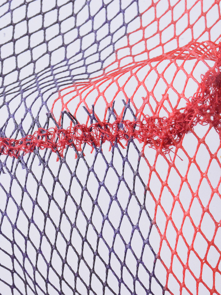 A Aluminum Alloy Circle Net Copying Head Black Pit Competitive Net Copying Head 40cm Round Fishing Gear Net Pocket Body Hanging Glue Net Copying Head