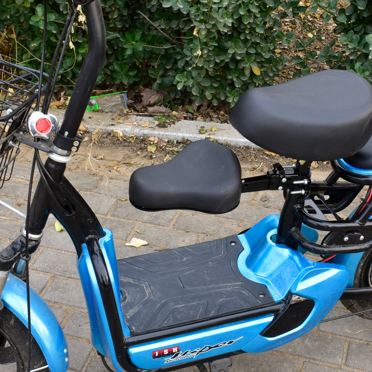 Electric Vehicle Kidsren's Front Baby Seat Foldableing Battery Bicycle Small Chair with Baby Small Seat Kidsren's Stool