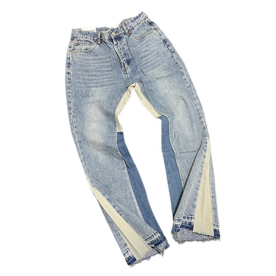 GALLERY DEPT. Denim Flared Pants Washed Old Stitched Jeans