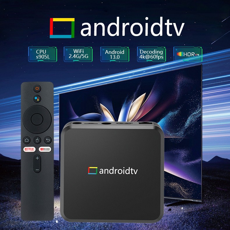 Androidtv Box Cross-Border Hd Network Set-Top Box 5g Wifi Tv Set-Top Box Network Player