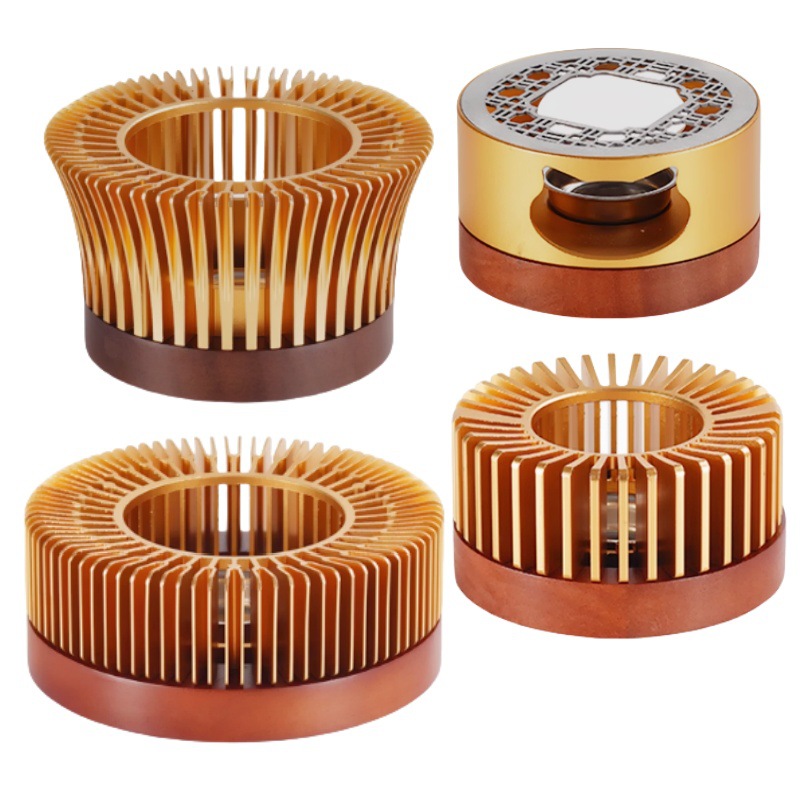 Aluminum Alloy Processing Tea Warmer Accessories Tea Warmer Candle Holder Tea Boiler Tea Stove Alcohol Lamp Base Source Manufacturer