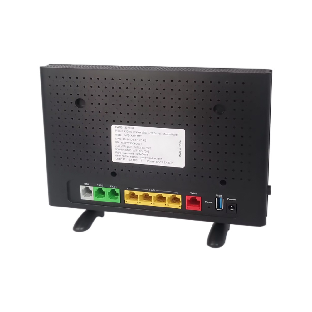 VDSL AX3000 with VOIP function ADSL2/VDSL2 Gigabit Port Modem