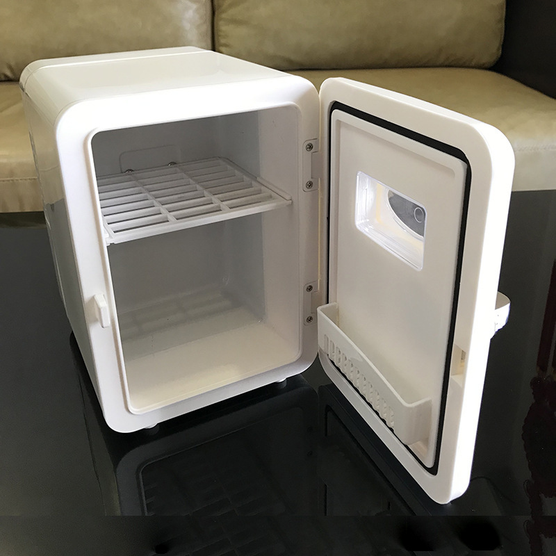 New Mini Refrigerator Beauty Refrigerator Small Home Car Hot and Cold Dual-Use Refrigerated Cosmetics Small Refrigerator USB