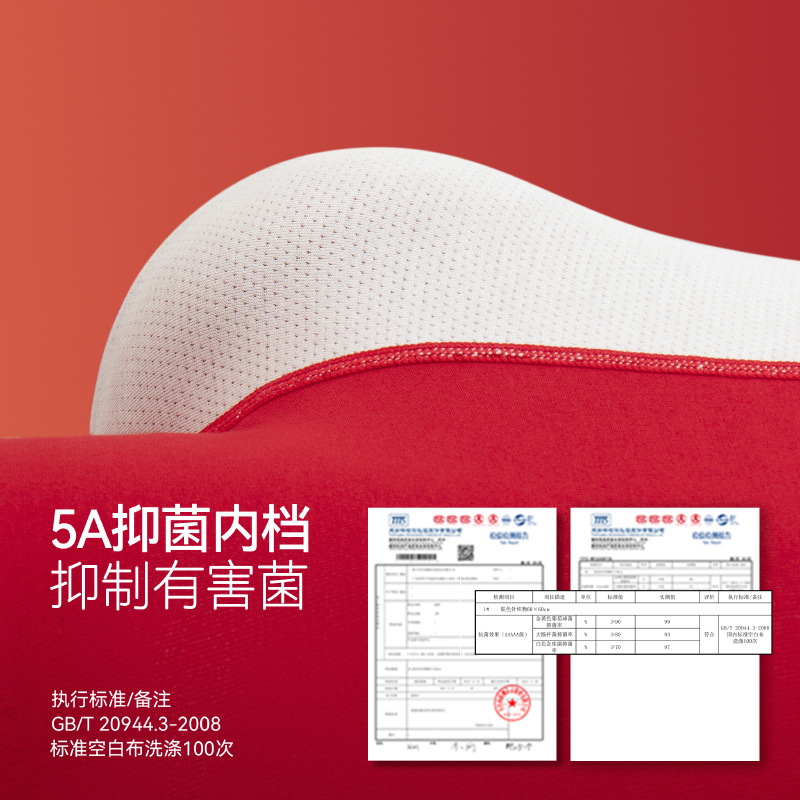 Benmingnian Men's Underwear Boys' Boxers Pure Cotton Big Red Antibacterial Breathable Dragon Wedding Boxer Shorts Head