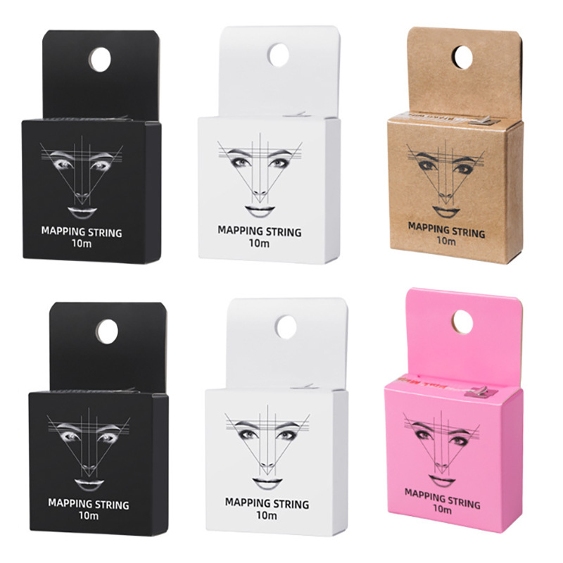 Microblading Tattoo Auxiliary Line Drawing Ruler with Ink Marking Line Horizontal Line Box Line Ruler Cross-Border Export