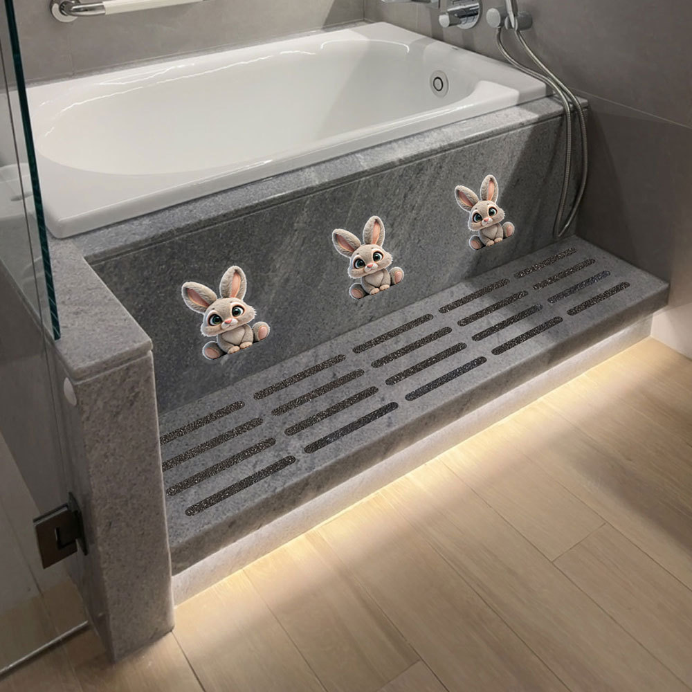 Amazon Luminous Bathroom Bathtub Stair Floor Mat Peva Transparent Anti-Slip Strip Anti-Slip Sticker Anti-Slip Anti-Slip Tape