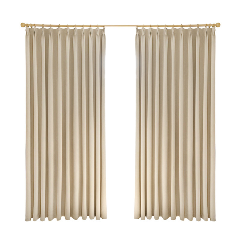 New Cashmere Double-sided Chenille Curtain Shading Bedroom Cream Style Shaoxing Keqiao Full House Custom Curtain Finished