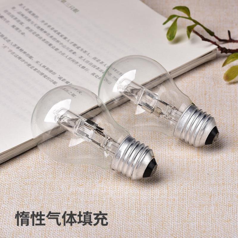 Export oven bulb E27 screw high temperature halogen lamp yellow halogen lamp ordinary lighting lamp incandescent bulb