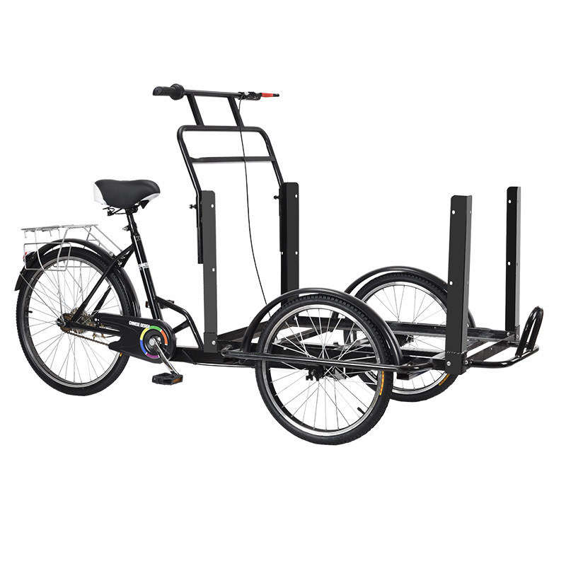 [Hot Selling Recommendation] Factory Direct-Operated Stall-Mounted Pedal Tricycle Cargo Large-Capacity Thickeneded Steel Moving