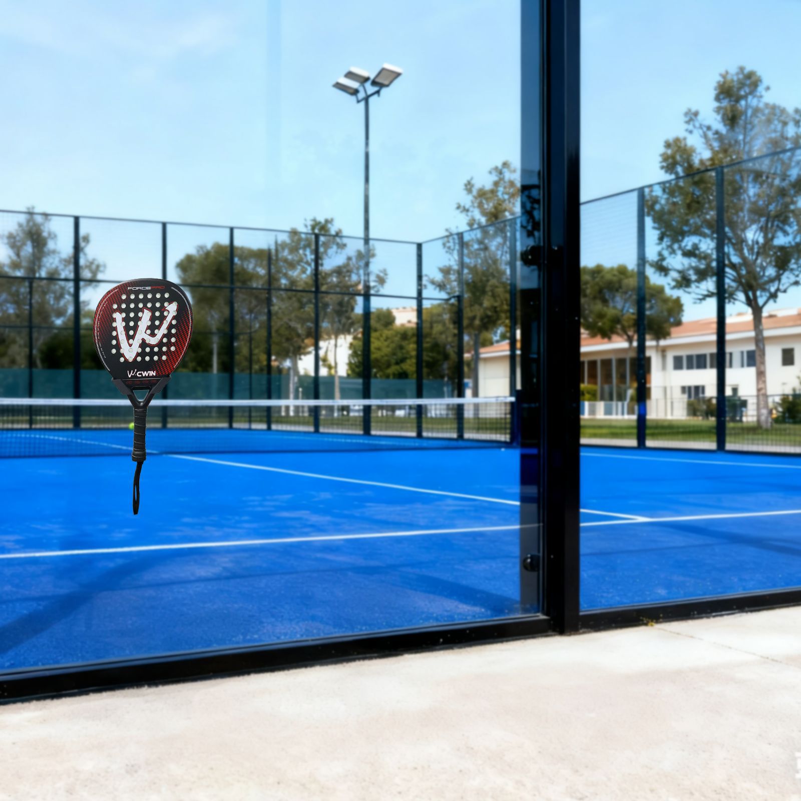 Cross-Border New Product Padel Racket Holder Panel Tennis Racket Holder Suitable for Glass Fence Courts