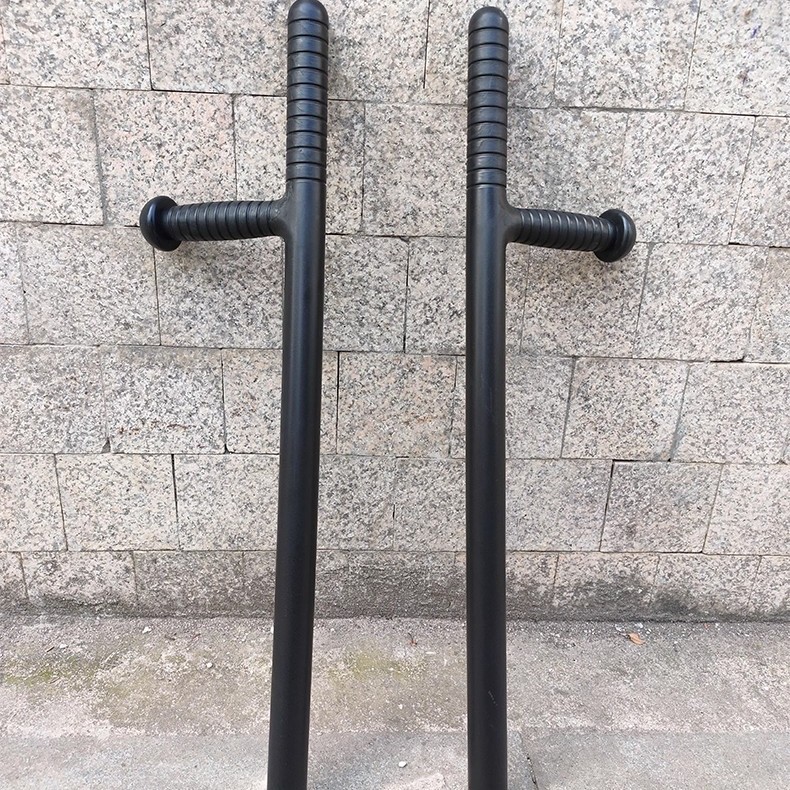 Pc Protective Stick, T-Shaped Stick, T-Shaped Stick, Self-Defense T-Stick, Rubber Stick, Security Equipment, Security Supplies, Riot Stick