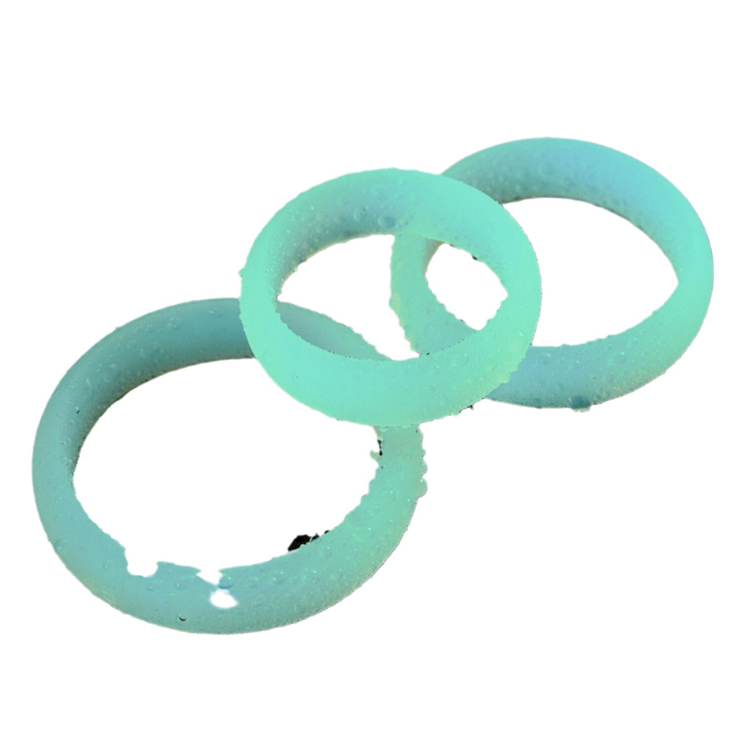 Luminous lock ring silicone three-ring delay ring male penis exerciser masturbation sex toys source manufacturer
