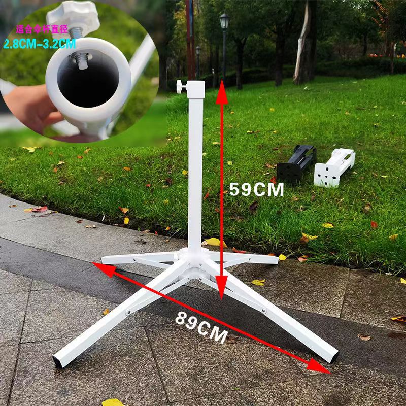 Steel Base Stand Metal Display Stand Bracket Sun Umbrella Base Sun Umbrella Special Stable Steel Base Stand