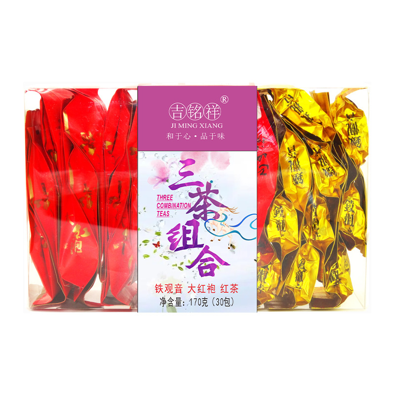 Tea for Self-Drinking Oolong Tea Tieguanyin White Green Tea Black Tea Jasmine Tea Dahongpao Independent Small Package Tea