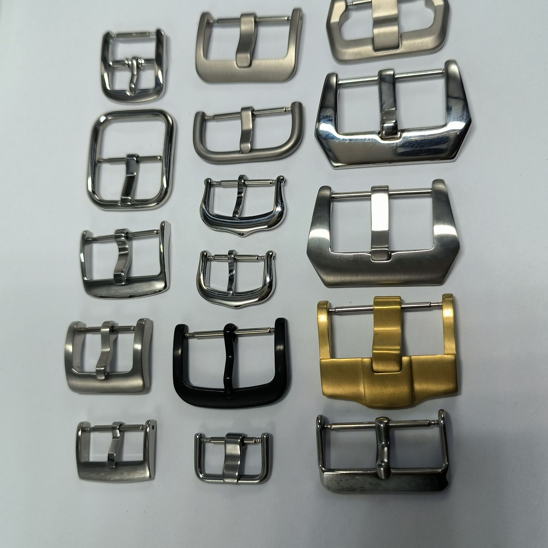 Guangdong Manufacturers Supply Stainless Steel Watch Buckles, Pure Copper Jewelry Clasps, 304/316 Steel Brass Accessories, Waterproof Watch Parts
