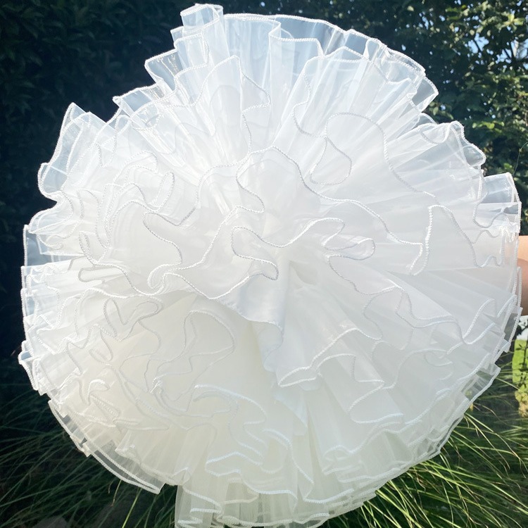 Skirt support lolita lolita underskirt 35cm daily boneless soft yarn min dog short skirt 4-layer soft yarn support