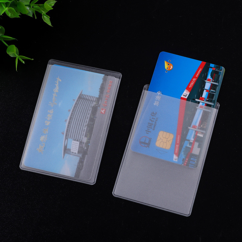 Spot soft pvc card set wholesale exhibition card set pvc transparent dustproof work card set manufacturers wholesale