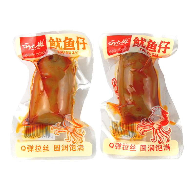 Qiao Da Niang squid instant food with seeds cuttlefish snack snack leisure food seafood supermarket food wholesale