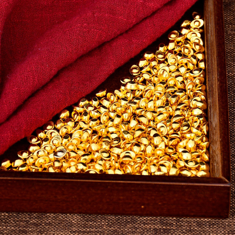 Solid gold ingot imitation gold ingot cornucopia filler shop living room decorations housewarming ceremony feng shui ornaments