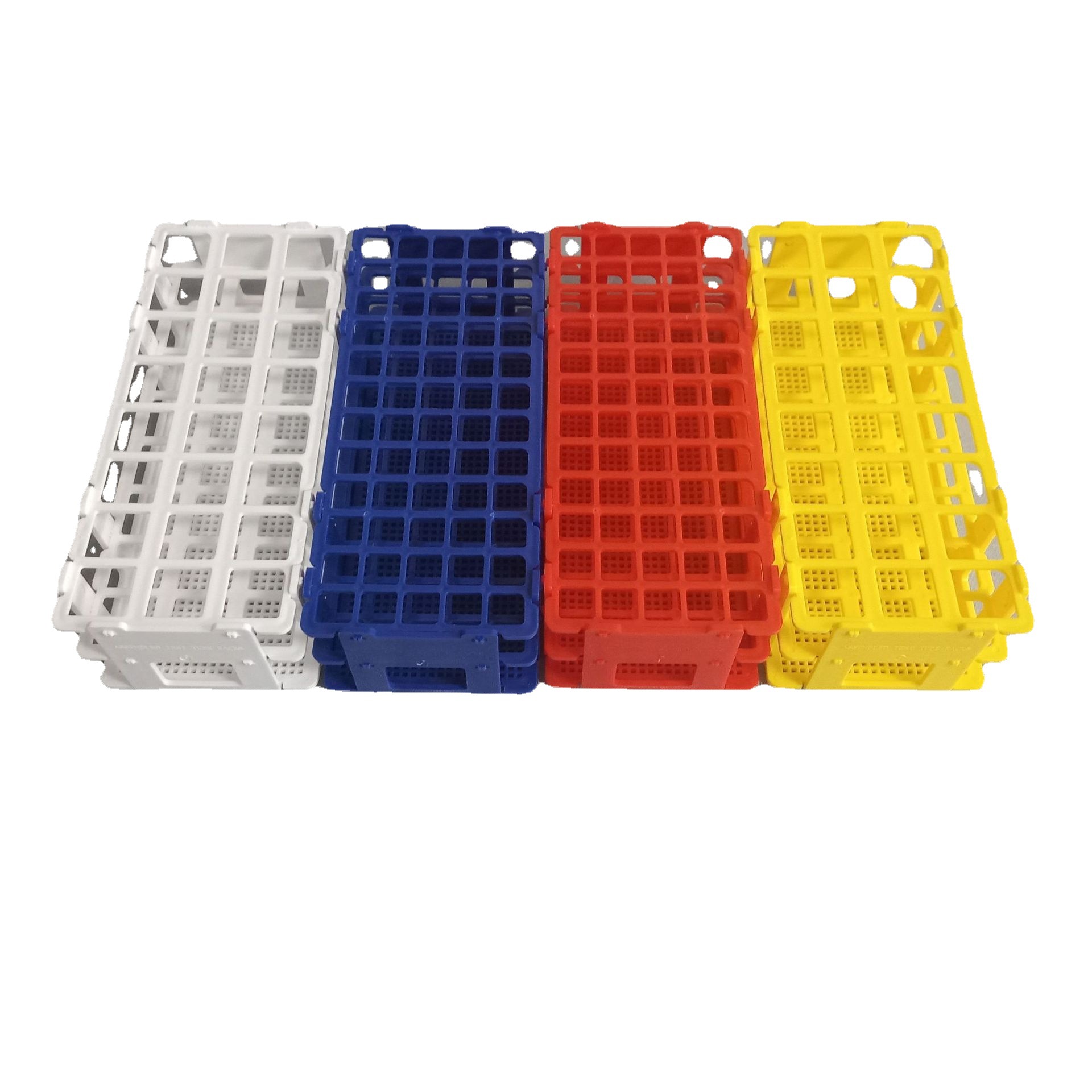 Plastic test tube rack experiment White Red Yellow Blue Green sampling tube rack plastic combination centrifuge tube rack