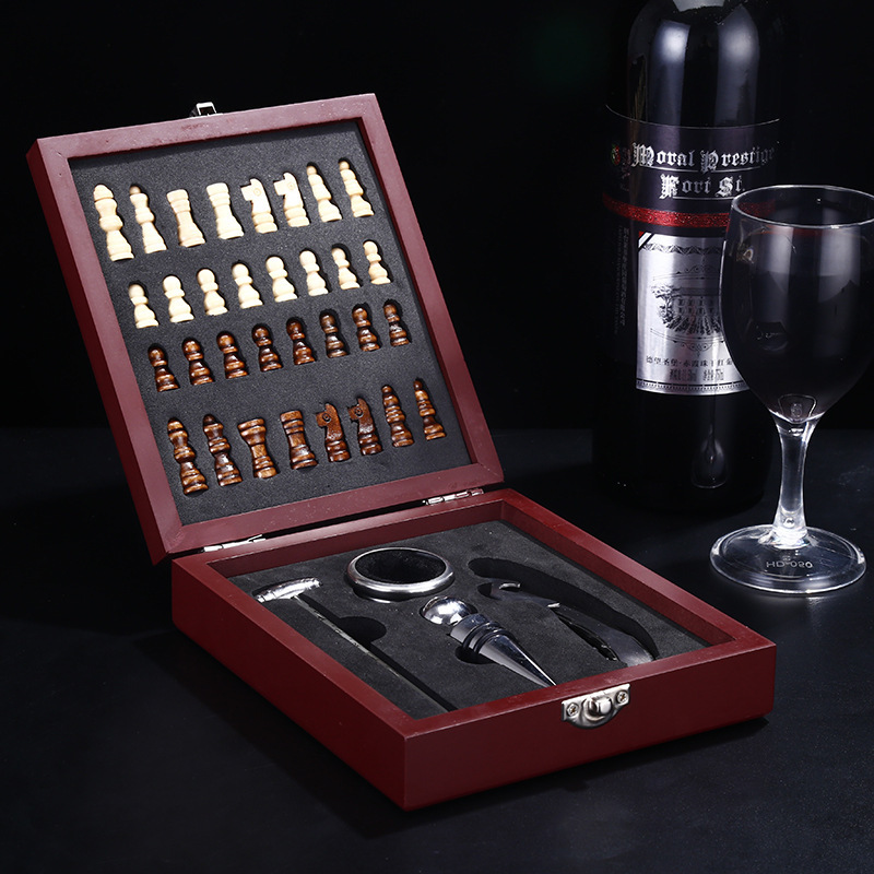 Household Wine Bottle Opener Gift Box Set of Four Red Wine Bottle Opener Set Seahorse Knife Wine Opening Tool Set