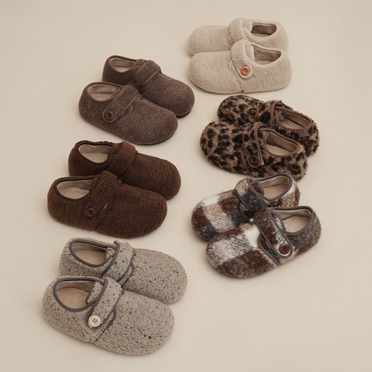 Women's Plush Shoes for Winter, Warm and Comfortable, Cotton-Padded Shoes, Live Broadcast Hot-Selling Women's Shoes Wholesale