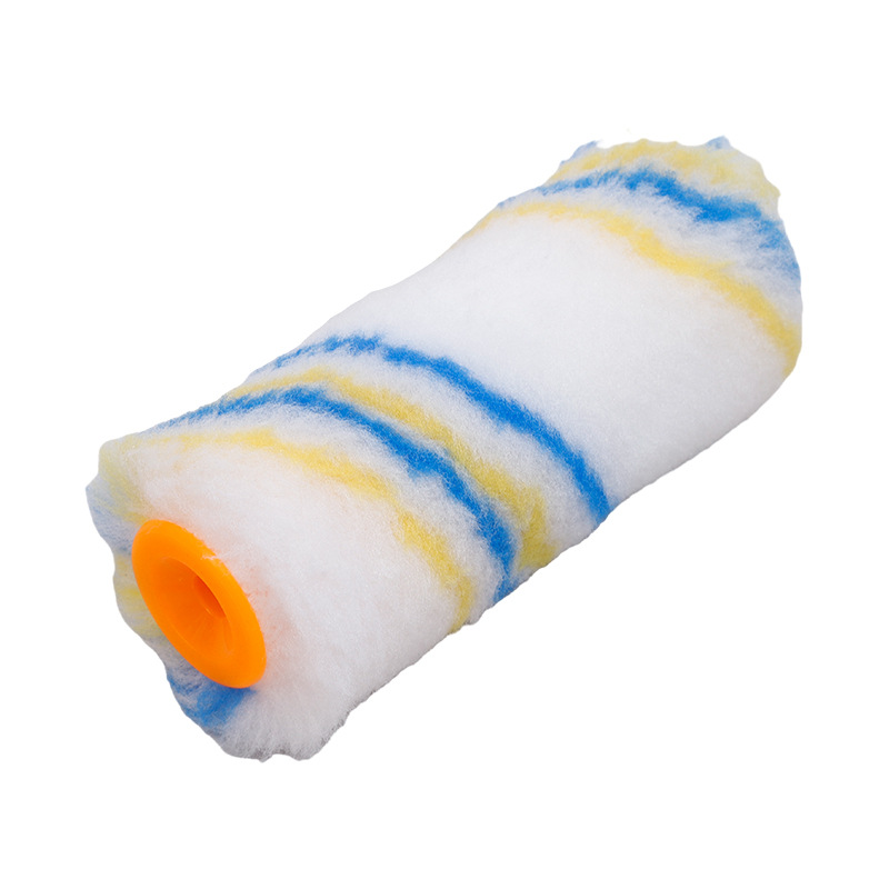 Factory wholesale mini roller brush 4 inch wool thumb roller no dead angle solvent resistant thumb roller core