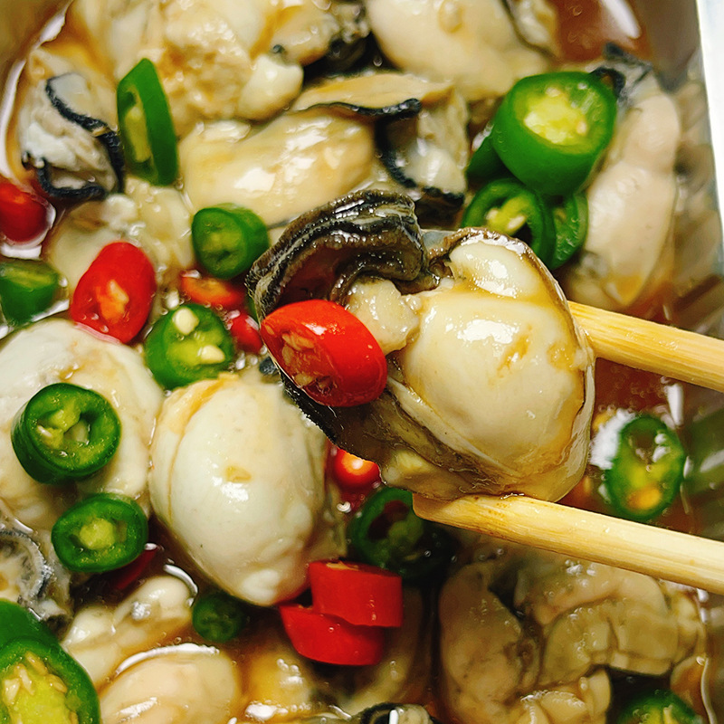 Fish sauce small seafood octopus instant fish sauce spicy small seafood canned cooked oysters abalone commercial wholesale