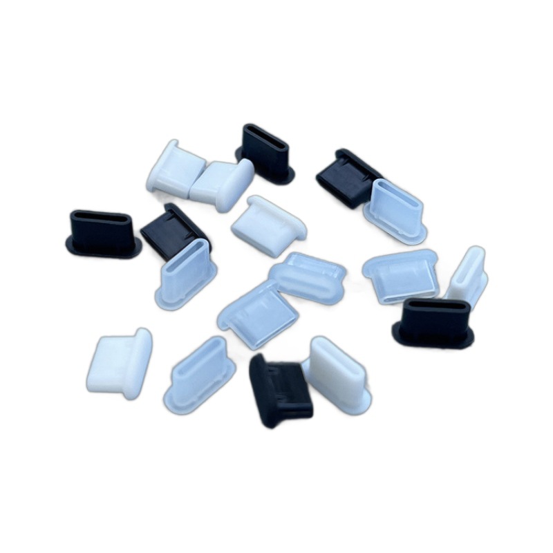 Cross-border typec mobile phone dust plug USB-C charging port dust plug data port soft silicone plug anti-loss waterproof