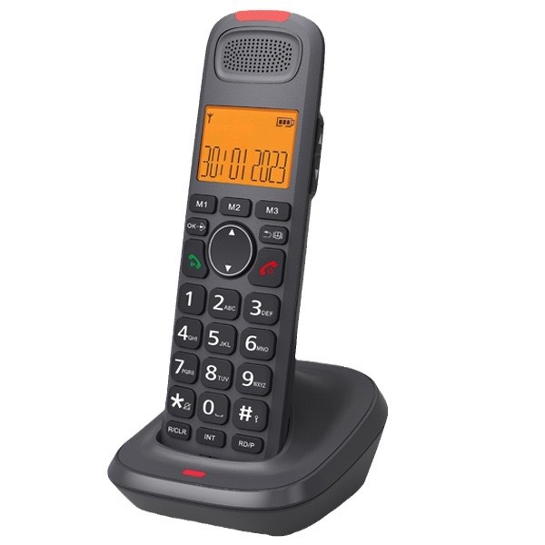 Low-Spoke Spot Daisoin Digital Cordless Telephone Large Button Stand-Alone Home Business Office Handheld Cordless Electronics