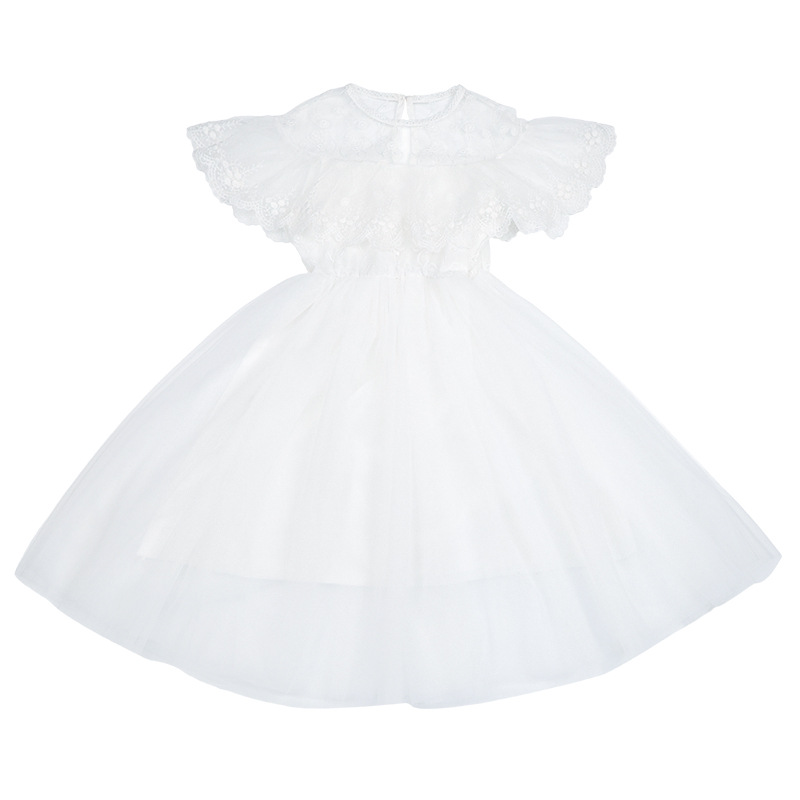 Girls Summer Dress 2025 New Internet Celebrity Style Girls Korean Style Girls Fashionable Princess Gauze Dress Performance Clothes